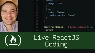 Live ReactJS Coding P5D102 - Live Coding with Jesse