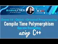 Demo-Compile Time Polymorphism Operator Overloading