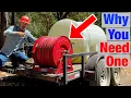 I Built A DIY Wildfire Fighting Water Trailer