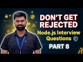 Node js Interview Questions Part 8 Security Testing Best Practices