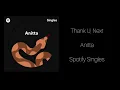 Download Lagu Anitta: Thank u, Next - Recorded At Spotify Studio NYC (Áudio)