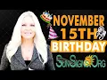 Born On November 15th - Happy Birt ay