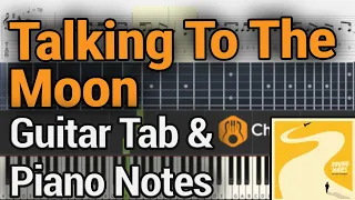 Download Talking To The Moon | Bruno Mars Guitar Tabs and Piano Notes - Tutorial - Easy Fingerstyle Lesson MP3