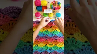 Crochet Large Shell Stitch Pattern
