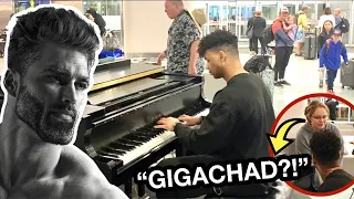 Download Playing GIGACHAD THEME in PUBLIC on piano (TIKTOK SONGS) MP3