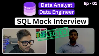 SQL Mock Interview for Data Analyst Business Analyst Live SQL Interview Questions and Answers