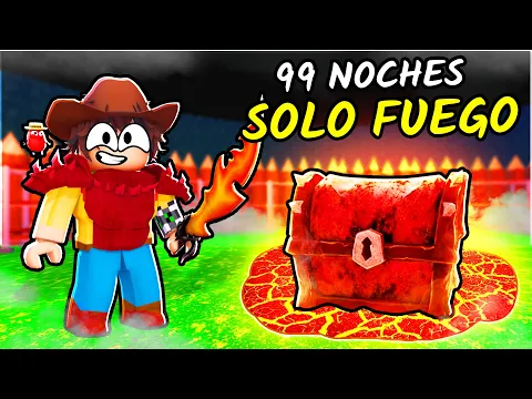 Video Thumbnail: ¡SOBREVIVÍMOS usando SOLO FUEGO! 🔥🦌🥵 SILVIOGAMER en 99 NOCHES en el BOSQUE