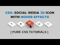 Pure CSS Isometric 3D Social Media Icon with Hover Effects DevCoder