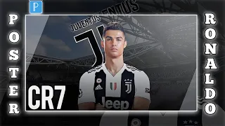 Download CARA MEMBUAT DESIGN POSTER CR7 JUVENTUS SIMPLE TAPI KEREN! | pixellab MP3