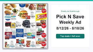 Pick N Save Weekly Ad 26 - 26 Top Deals