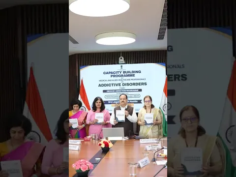 Glimpses of the Launch of the Capacity Building Programme for Drug De-addiction Services!