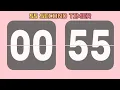 55 Second Timer Big Numbers Confetti Alarm