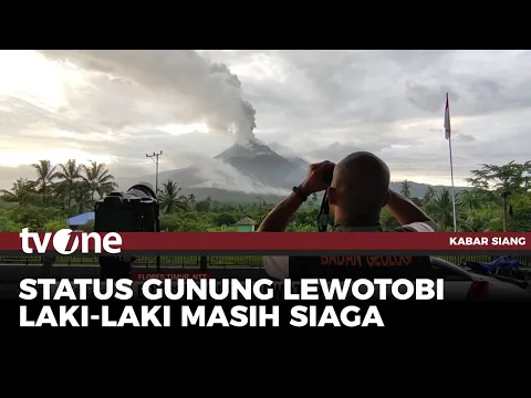 Gunung Lewotobi Erupsi, Status saat Ini Masih Siaga