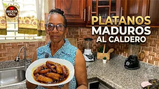 El SECRETO de los Plátanos Maduros al Caldero más ricos 🇩🇴 Receta dominicana