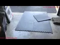 Harbor Freight 4pc Anti-Fatigue Foam Mat Installation and Review