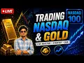 LIVE GOLD AND NASDAQ Trading New York Session 18 AUG Real-Time Analysis