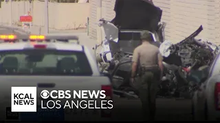 San Bernardino County deputy dies in violent collision en route to pursuit