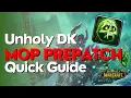 Download Lagu Onheilige Death Knight MoP Classic Prepatch-gids