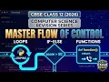 Flow of Control in Python Sequential Conditional Iterative Class 12th CS CBSE 2027 Revision