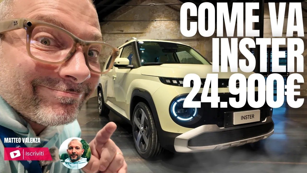 HYUNDAI INSTER l'elettrica cittadina INTELLIGENTE! 120kW DC, 49KWh,  400km di autonomia