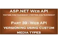 Web API versioning using custom media types