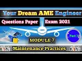 Ame module 7 Ame exam question paper Dgca exam question paper