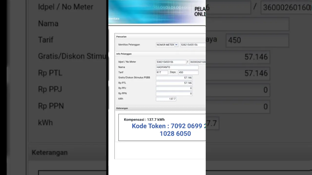 Cara dapat token listrik gratis PLN lewat website maupun WhatsApp. Semoga bermanfaat. Pelanggan 450V. 