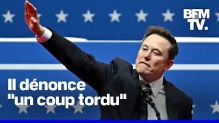 Elon Musk dément avoir fait un salut nazi quelques heures après l'investiture de Donald Trump
