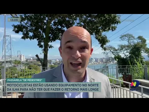 Após flagra de motos em passarela de Florianópolis, órgãos divergem sobre responsabilidade