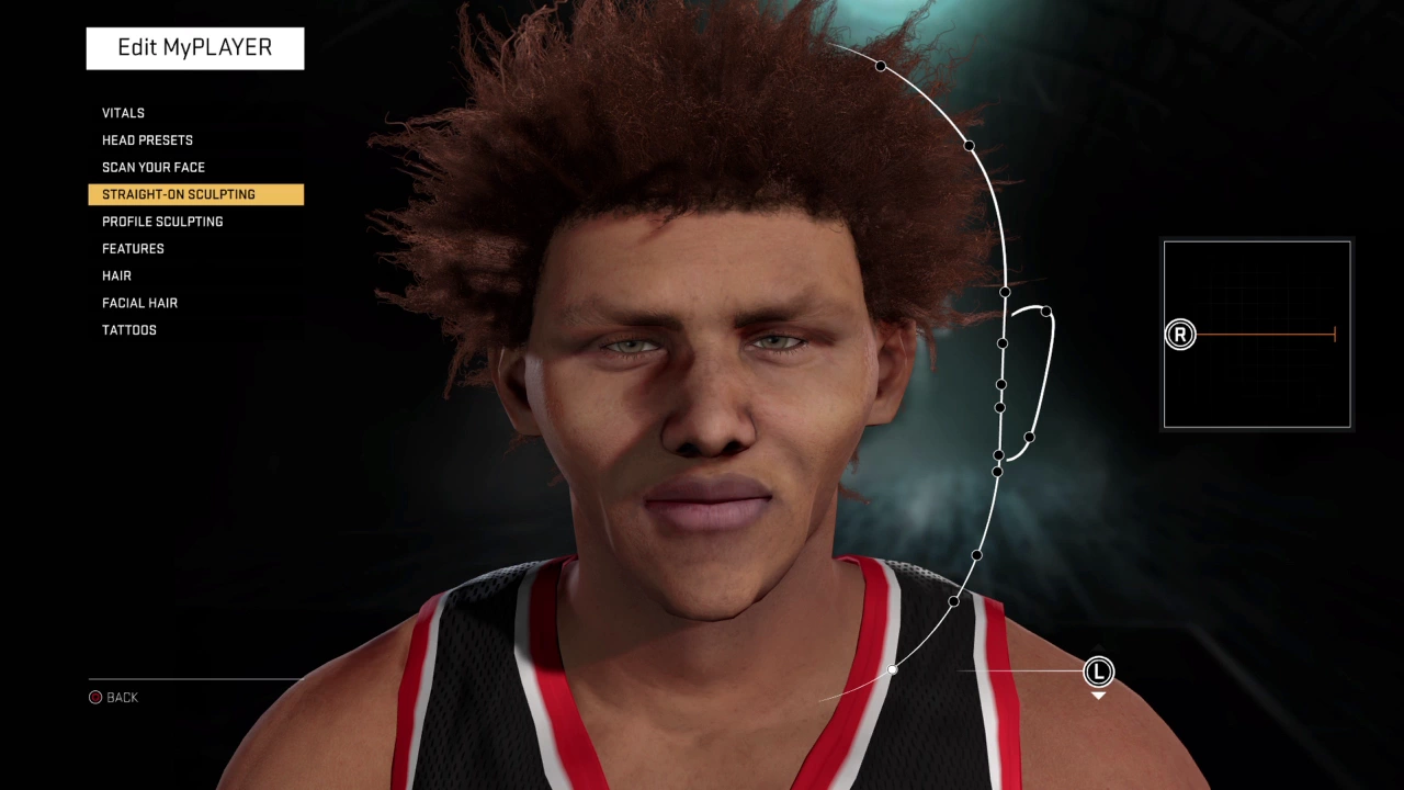 2k16 dribble god  Face creation