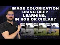 The importance of color space in image colorization using deep learning with an example