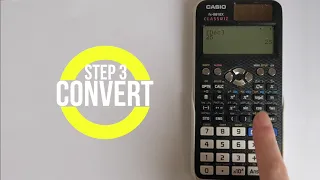 Casio FX-991EX Classwiz How to convert numbers between Decimal Binary Hexadecimal and Octal
