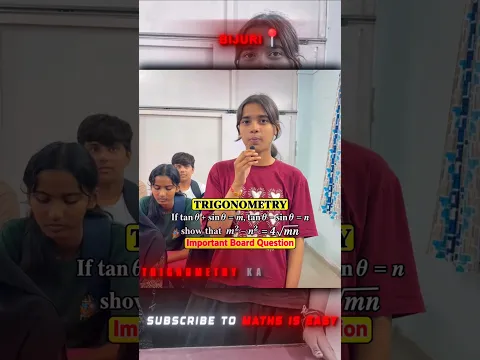 Boys vs girls maths battal class 10th 🔥| Class 10 Trigonometry | Important Question Class 10 #shorts