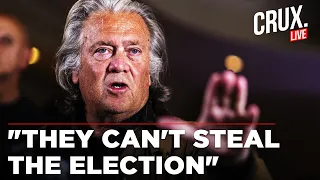 LIVE | Trump Ally Steve Bannon Addresses Media After Being Released From Prison | US Election 2024