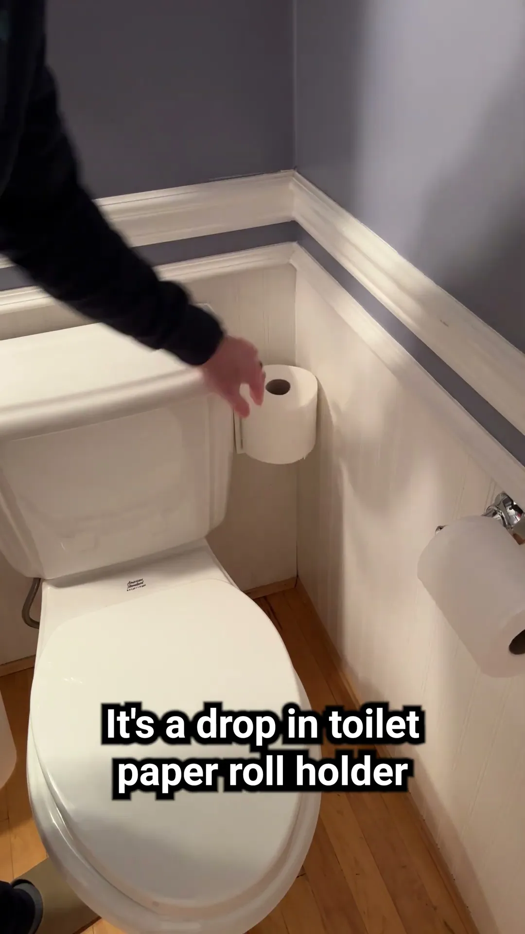 Spare Toilet Paper Roll Holder (Compliant Core Edition)