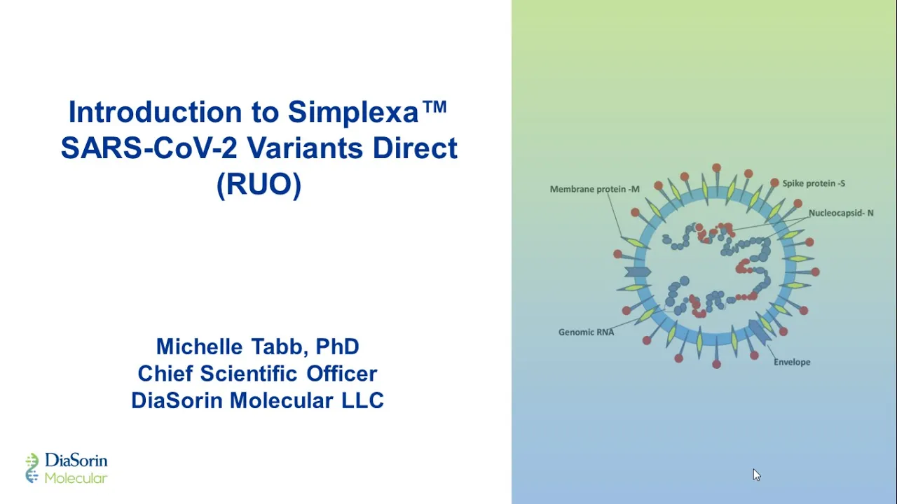 Introduction to Simplexa™ SARS-CoV-2 Variants Direct (RUO)