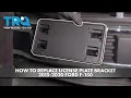 How to Replace License Plate Bracket 2015-2020 Ford F-150