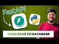 Create Todo API in FastAPI Save Data to PostgreSQL Database