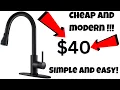 OWOFAN Black Kitchen Faucets with Pull Down Sprayer REVIEW