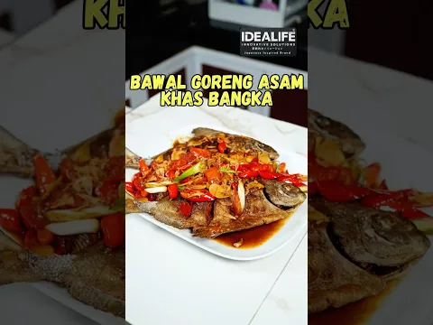 Ikan Bawal Goreng Asam Khas Bangka