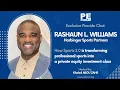 Exclusive Interview Rashaun L Williams Sports 2 0 and Alternative Assets