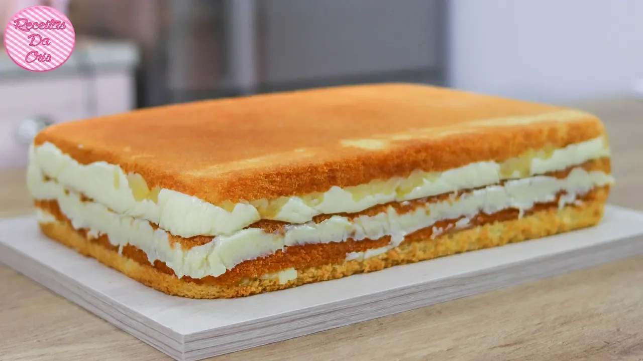 ESSE BOLO DE ABACAXI INVERTIDO É O MELHOR QUE VOCÊ VAI PROVAR!! FÁCIL-CREMOSO-RÁPIDO-Isamara Amâncio