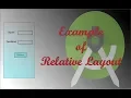 Android Tutorial Login Page using Relative Layout