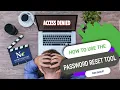 How to Use the Password Reset Tool - NTCC Series 1