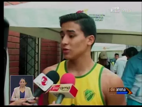 Se realizan juegos de voleibol de arena en juegos nacionales de menores