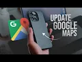 How to Update Google Maps App on iPhone tutorial