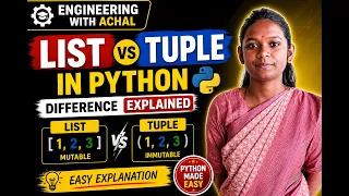 List vs Tuple Biggest Confusion Solved Python in Hindi