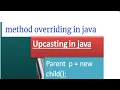 Method overriding in java upcasting in java can we implement runtime polymorphism with data members