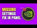 How To Fix NVIDIA Control Panel Display Settings Missing Not Showing