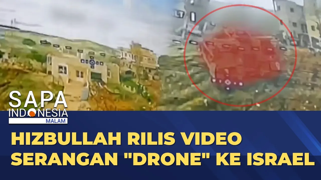 Hizbullah Rilis Rekaman Operasi Drone & Rudal Targetkan Israel | SAPA MALAM